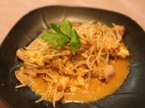 まろやか優しい★豚もやし豆腐★味噌炒め